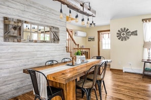 Dining Table with Custom Chandelier