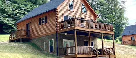 Welcome to the cabin! View from the front yard.