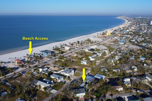 On the north end of the island you'll find the vast rebuilding of FMB, with dining, bars and activities, including Times Square and Bayside Park.