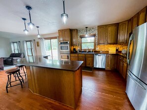 Fully stocked kitchen!
