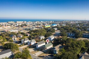 Half mile to the beach - only a 5 minute bike ride or 2 minutes in the car