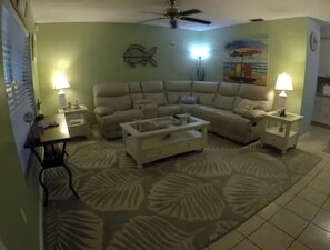 Plenty of sitting room with electric recliners