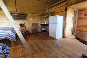 Fridge and sink