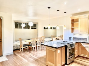 Dining area off the kitchen