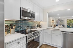 Updated stainless steel appliances
