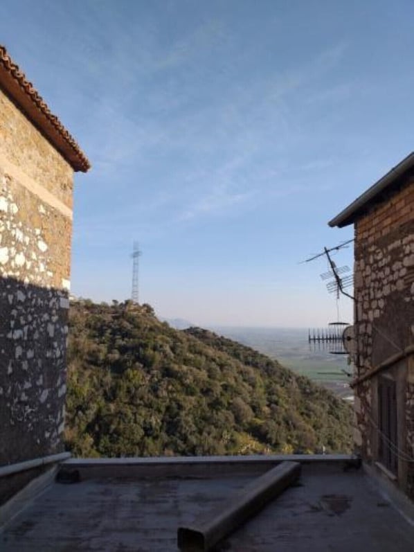 Blick von der Unterkunft