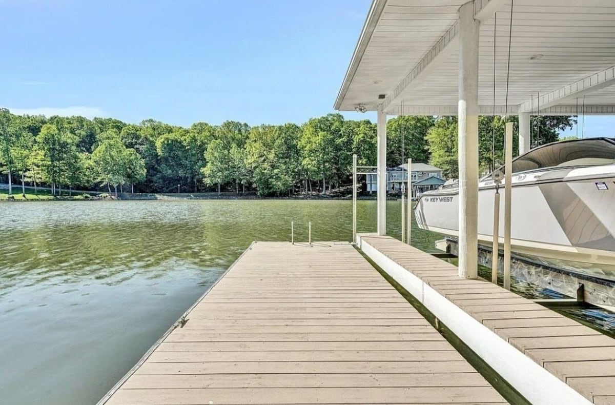 BEST location on Smith Mtn lake! Waterfront home w POOL & Dock in no wake zone.
