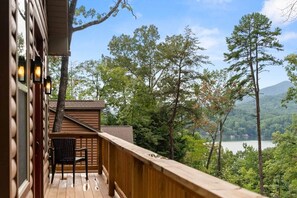 Front Porch View in summer