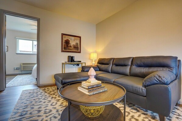 Living room with sofa 