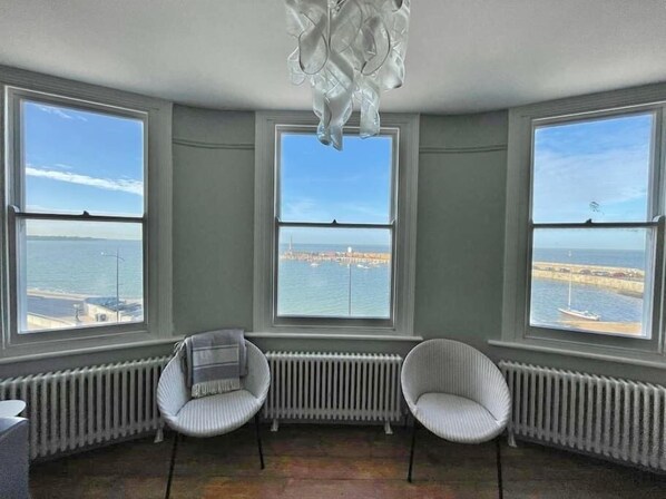 Living room with panoramic views