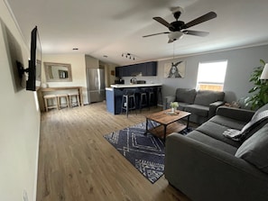 Living room and Kitchen area