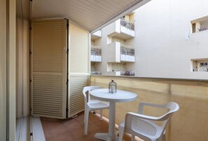 Blick vom Balkon