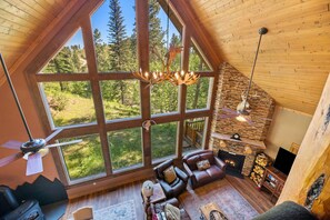 View of Living room from Loft