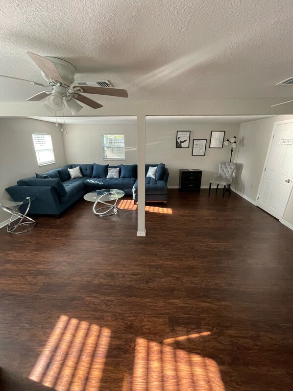 Family room and reading nook