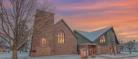 Former Lutheran Church remodeled into a vacation home