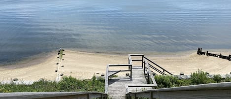 Uitzicht op strand/zee