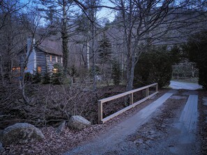 Drive over our wooden bride and take a step back in time