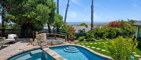 Brand new pool and spa with ocean views!