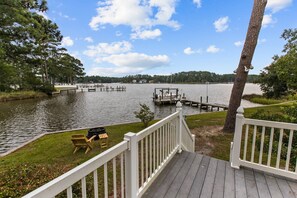 Gorgeous views; dock with boat lift