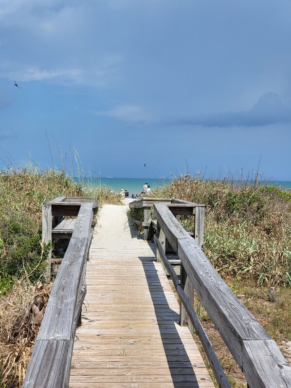 Private beach access