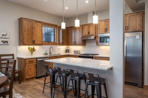 Enjoy cooking in the spacious kitchen