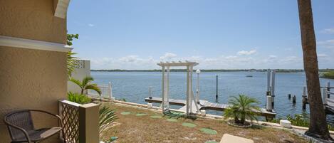 Daytona Beach Luxury Waterfront Retreat 101 | Patio View