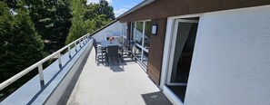 Blick vom Balkon
