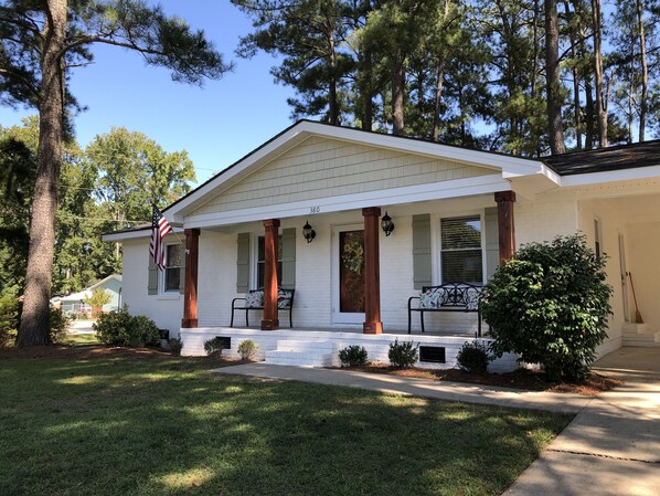 Frontal View of Home with Carport attached 