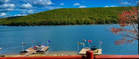 View from the deck off the living room