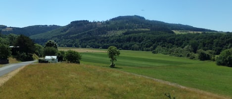 Aussicht zum Drachenfliegerplatz
