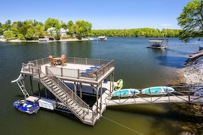 Aerial View of Double Decker Dock