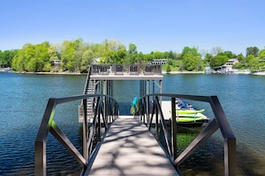Double Decker Dock, Paddle Boards, Kayaks, Seating