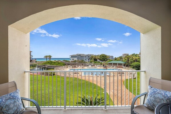 View of Resort from Balcony