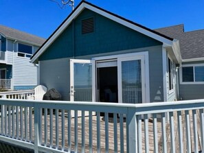 French Doors from Living Room to Front Deck