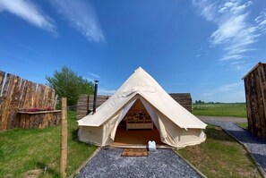 Well-equipped bell tent