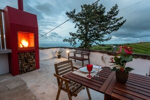 Private area with barbecue