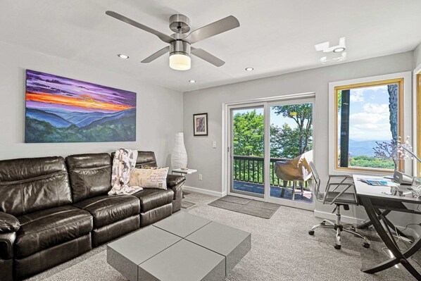 Productivity Meets Paradise: Your Living Room Oasis with a Stunning View