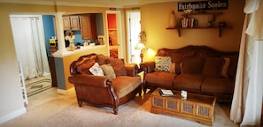 The living area.