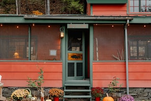 Enter into Red Camp through the custom Trout Door.