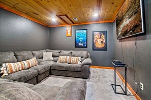 Enjoy a movie with your family and friends in the theatre room