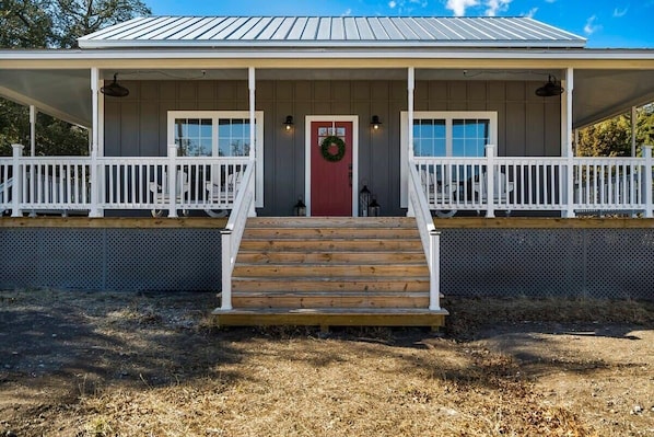 front entrance.