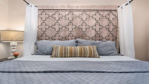 master + king bed