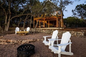 Cozy fire pit area