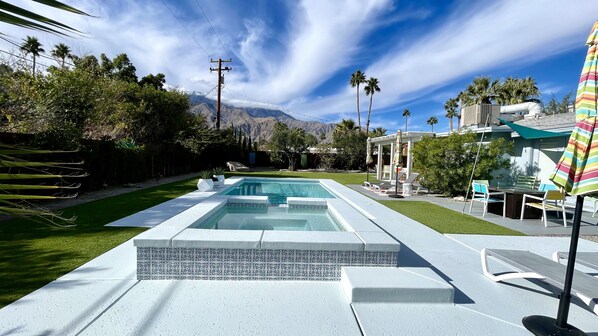 30-foot Long Pool & 8 Person Spa