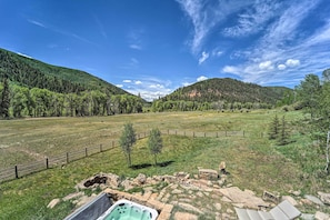 Property Exterior | Private Hot Tub | Private River Access