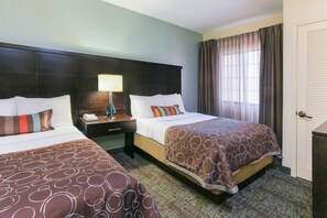 Drift to sleep in a comfortable bed after a wonderful day outside.