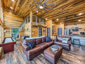 Spacious, open living area to reconnect with family and friends.