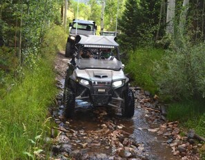 Duck Creek has hundreds of miles of trails - ATV's and Snow mobiles! See our digital guidebook upon booking.