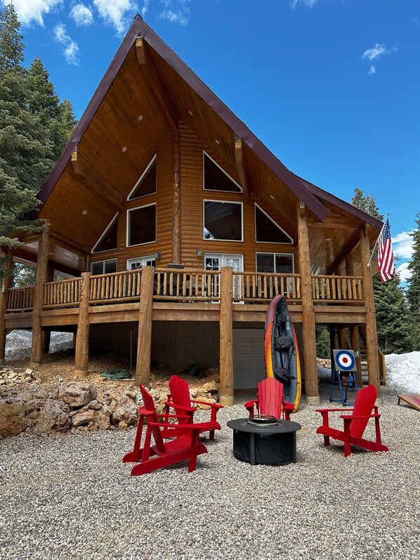 Canyon Country Chalet in Duck Creek Village, Utah is at 8500 feet elevation. Stay cool on the mountain!