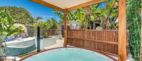 Renovated Beach Villa with Private Resort Style Garden and Heated Outdoor SPA